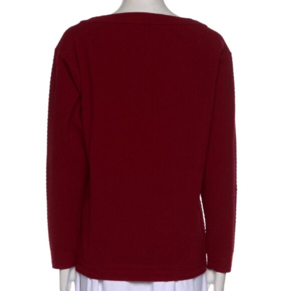 Alaïa Wool Bateau Neckline Sweater - Picture 3 of 3